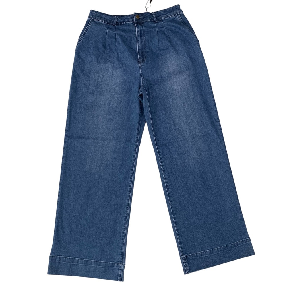 Bagatelle Collection New York Wide-Leg Denim‎ Trousers – Size 31 – New